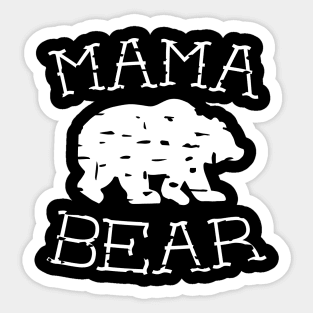 Mama Bear Grunge Mothers Day Gift Sticker